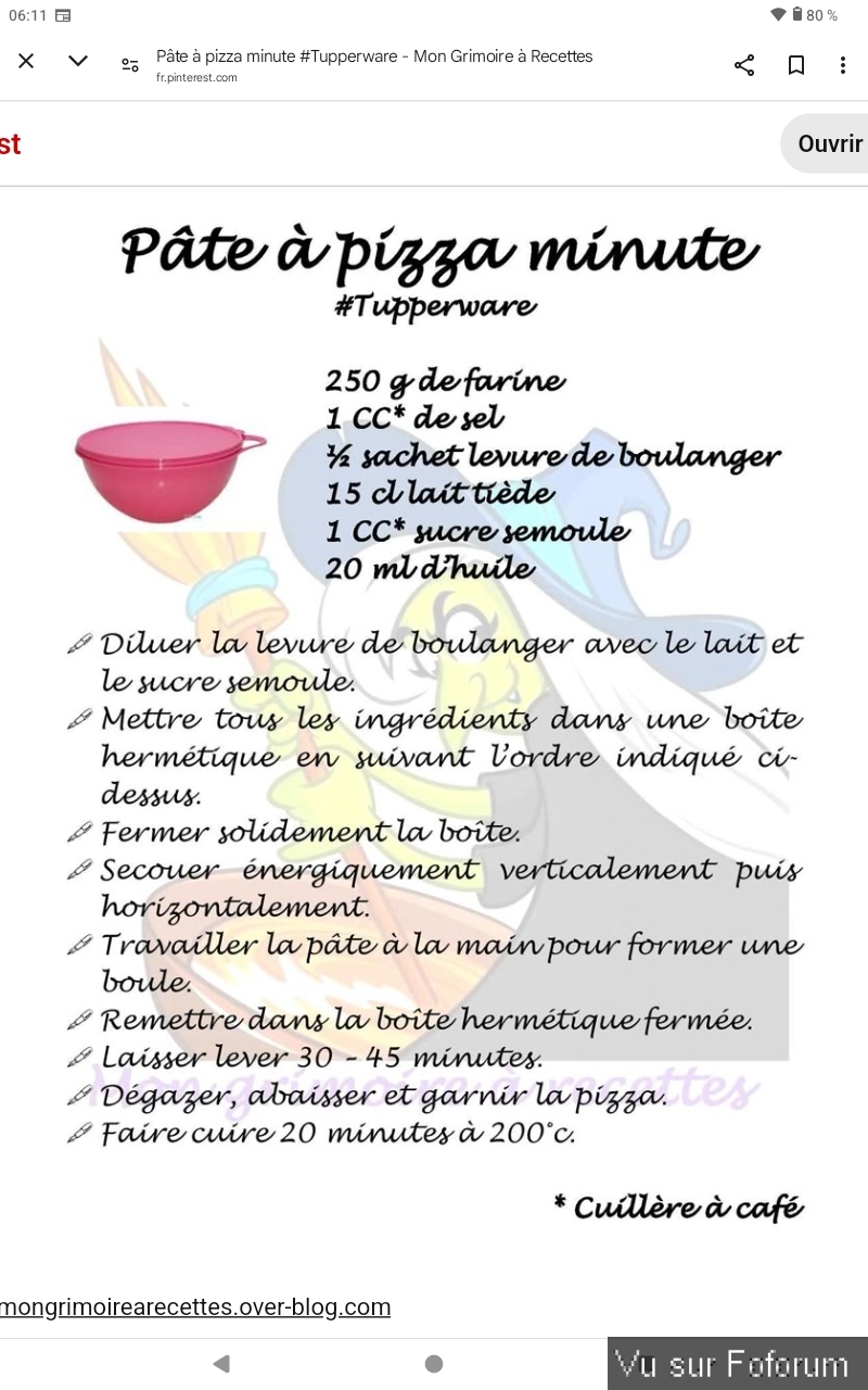 Recette rapide peux cher