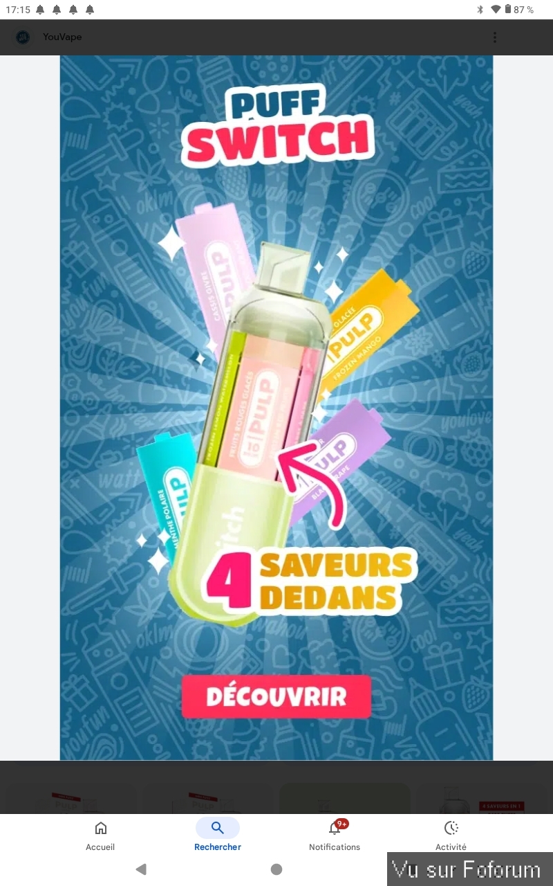 Je suis accro a la puff