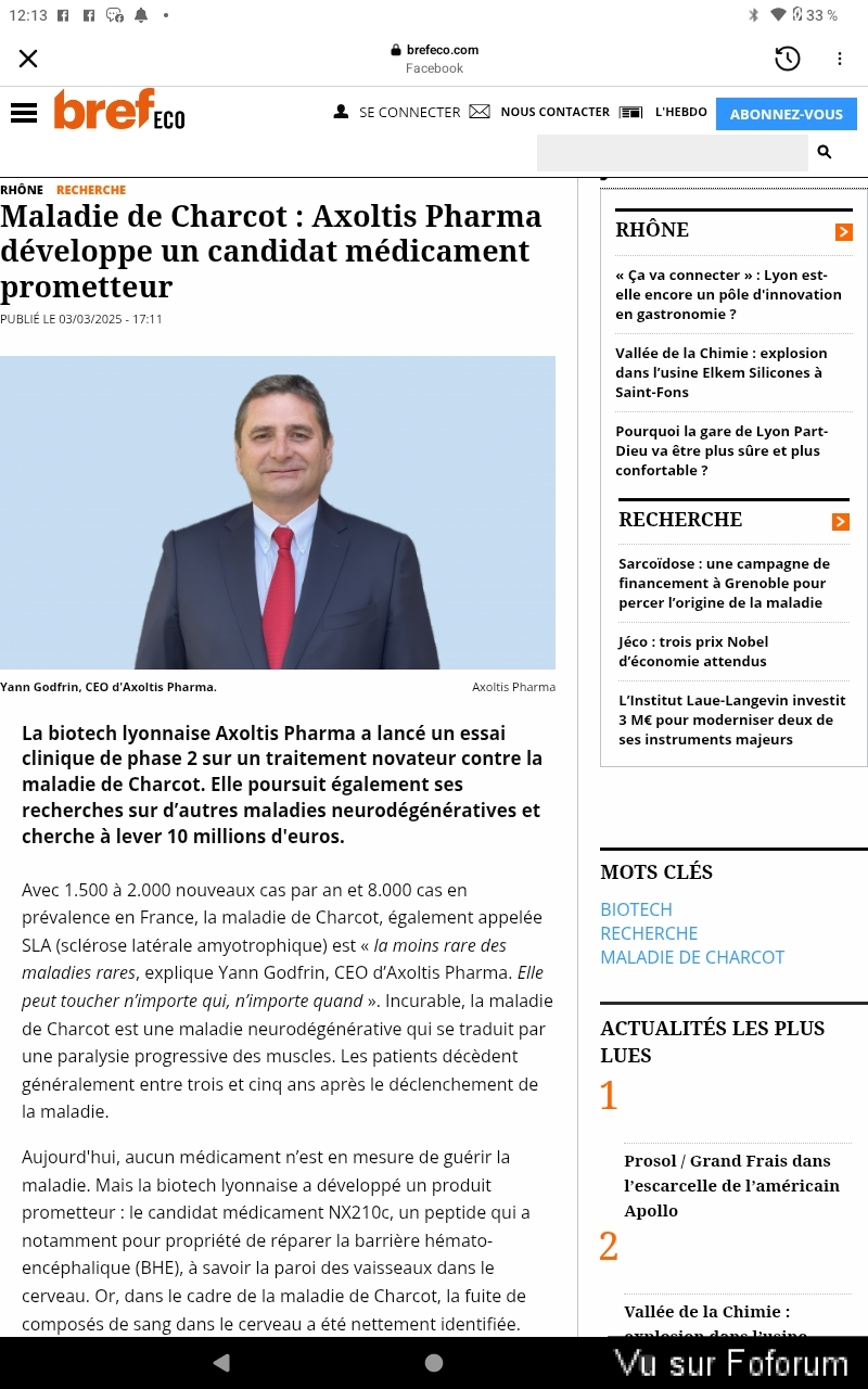 J'ai le résultat de ma maladie