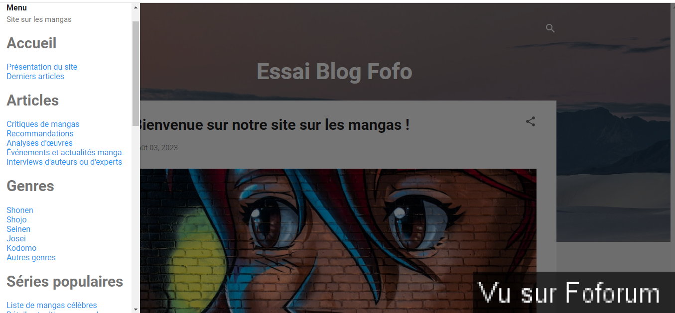 Rat GPT Va tenter de construire un site sur les Mangas