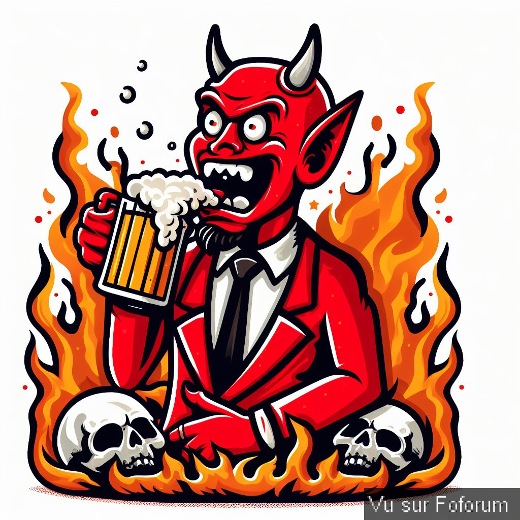 Diable et bière