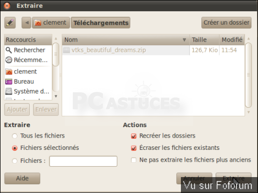 Installation de polices d'écritures