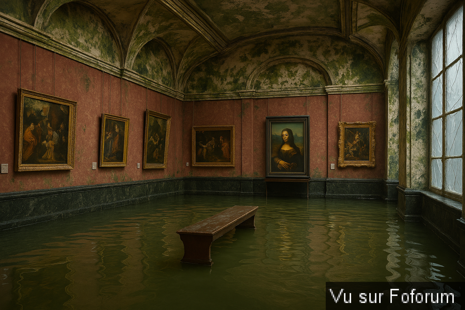 Inondation Au Louvre ..