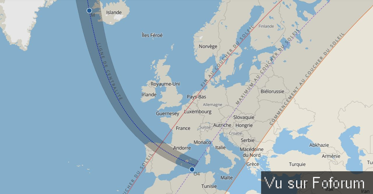 Éclipse 12 août 2026