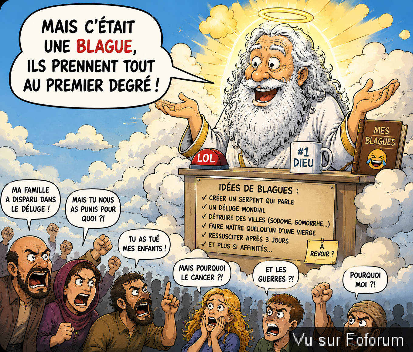 Dieu n'existe pas : une invention remaniée au fil des temps !