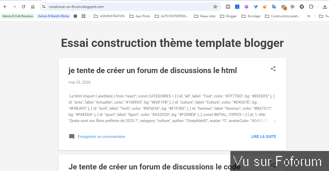 Modification d'un thème Blogger Essential Light