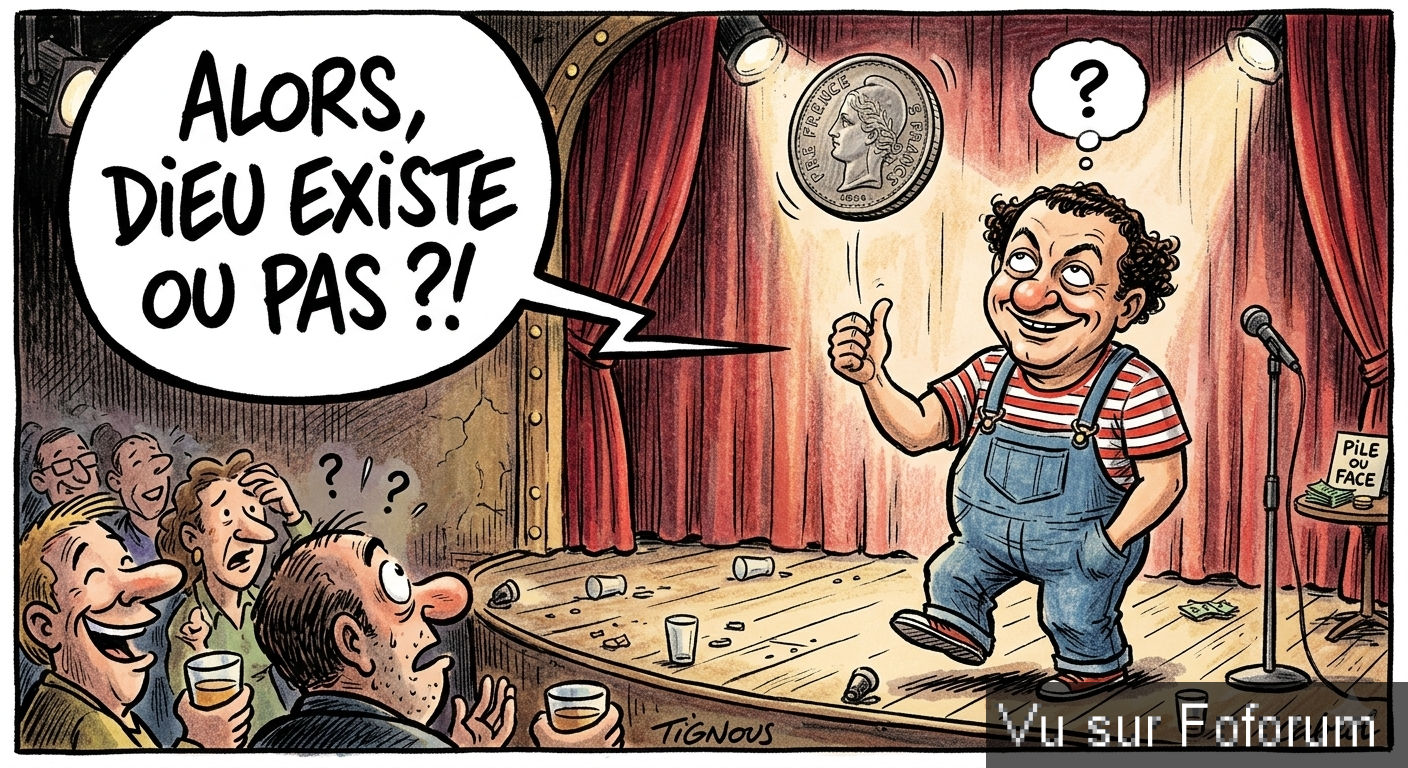Je crois en Dieu, mais la religion, je ne sais pas.