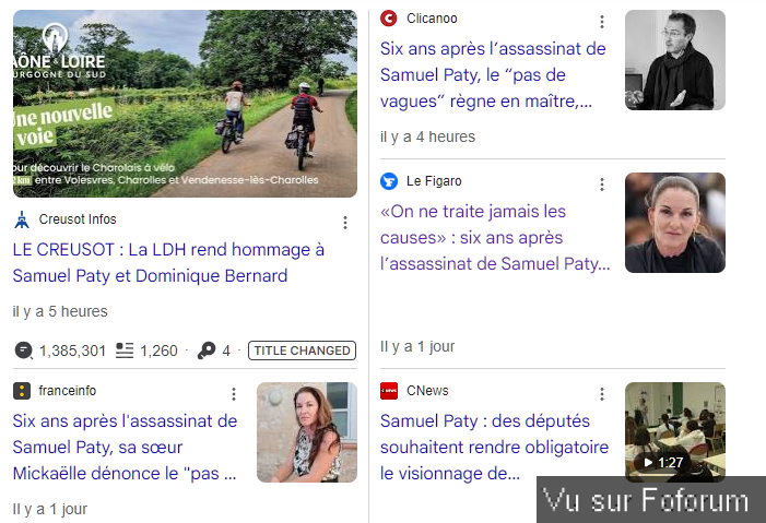 Informations de hier de aujourd'hui et de demain