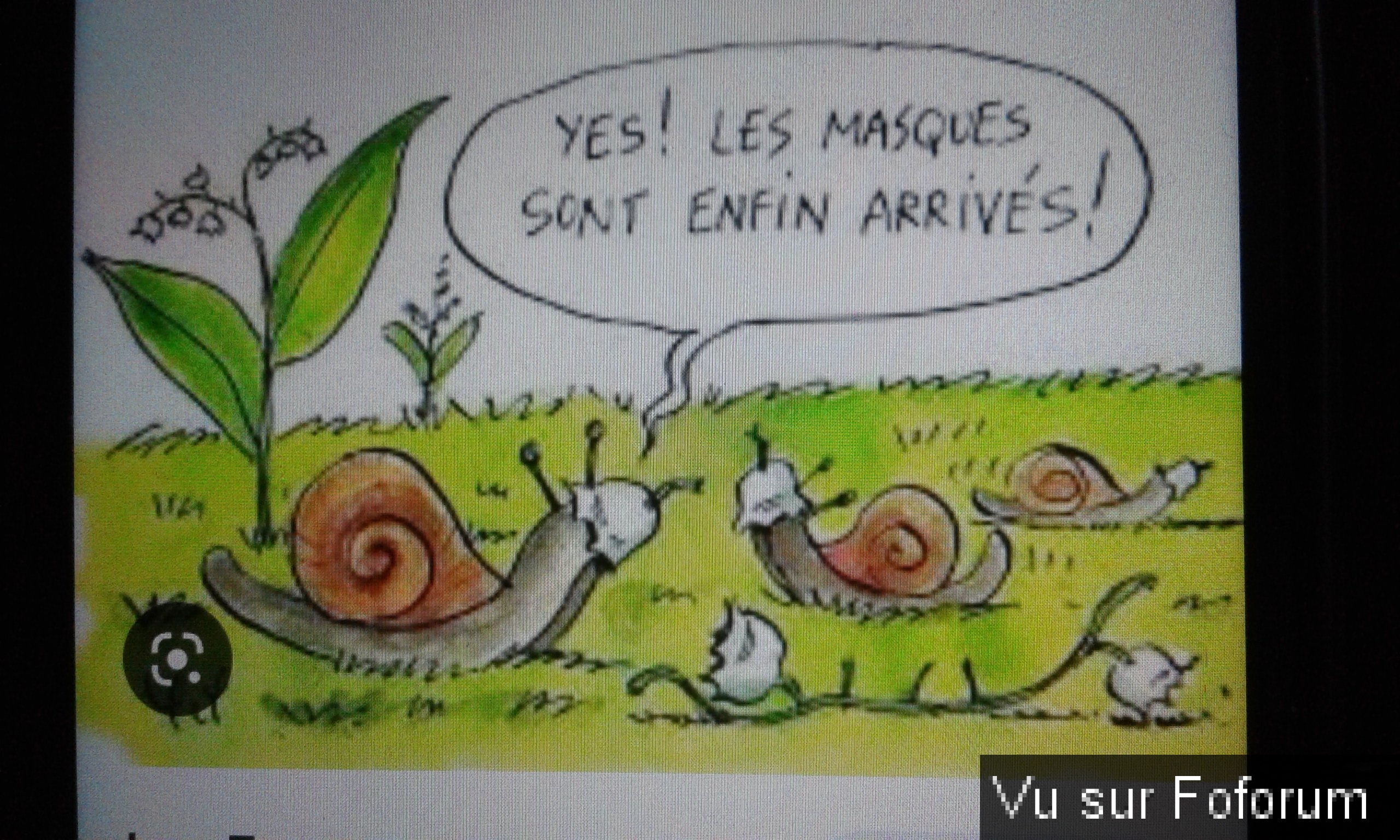 Cherche le petit qui a des escargot qui non pas de nom