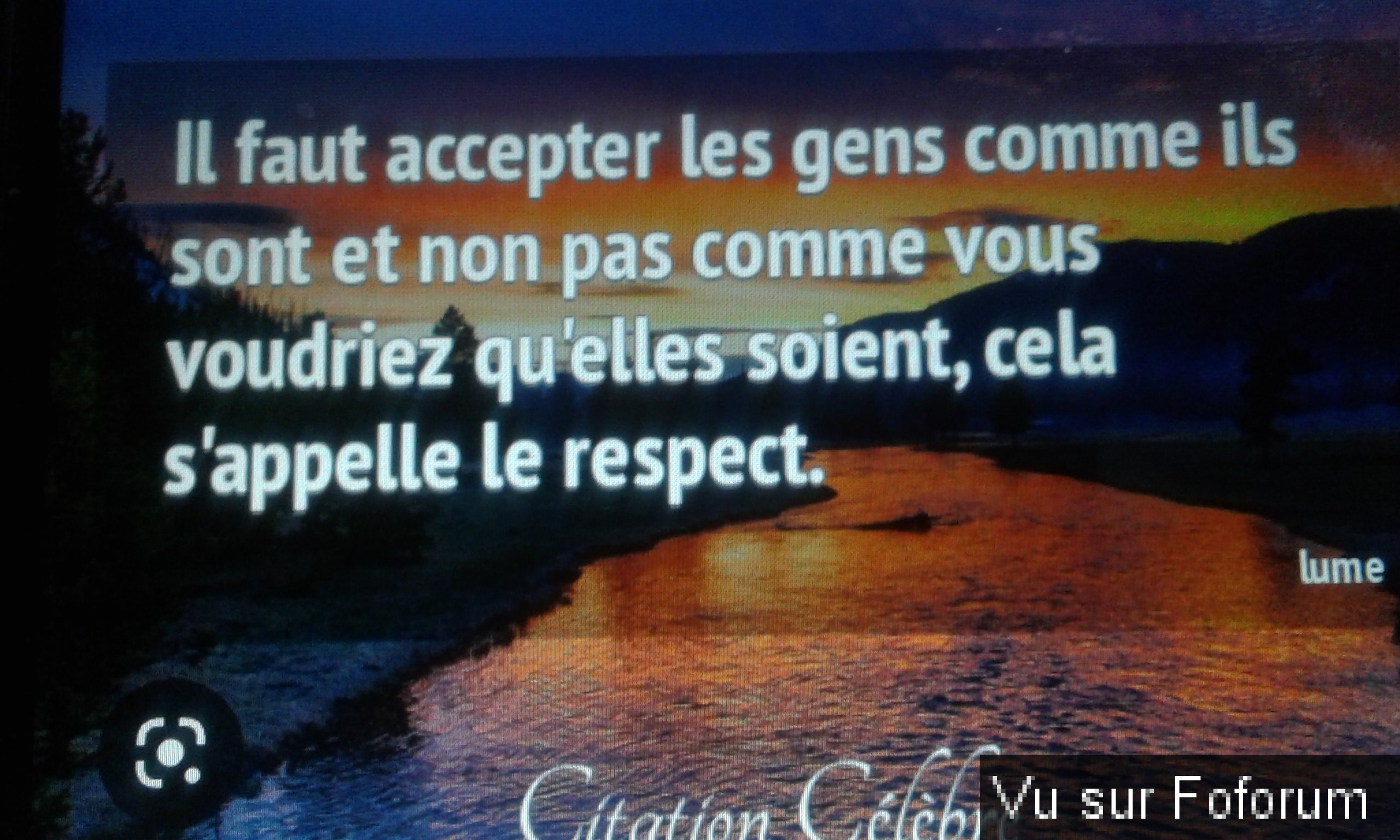 Quelque citation pour etre bien