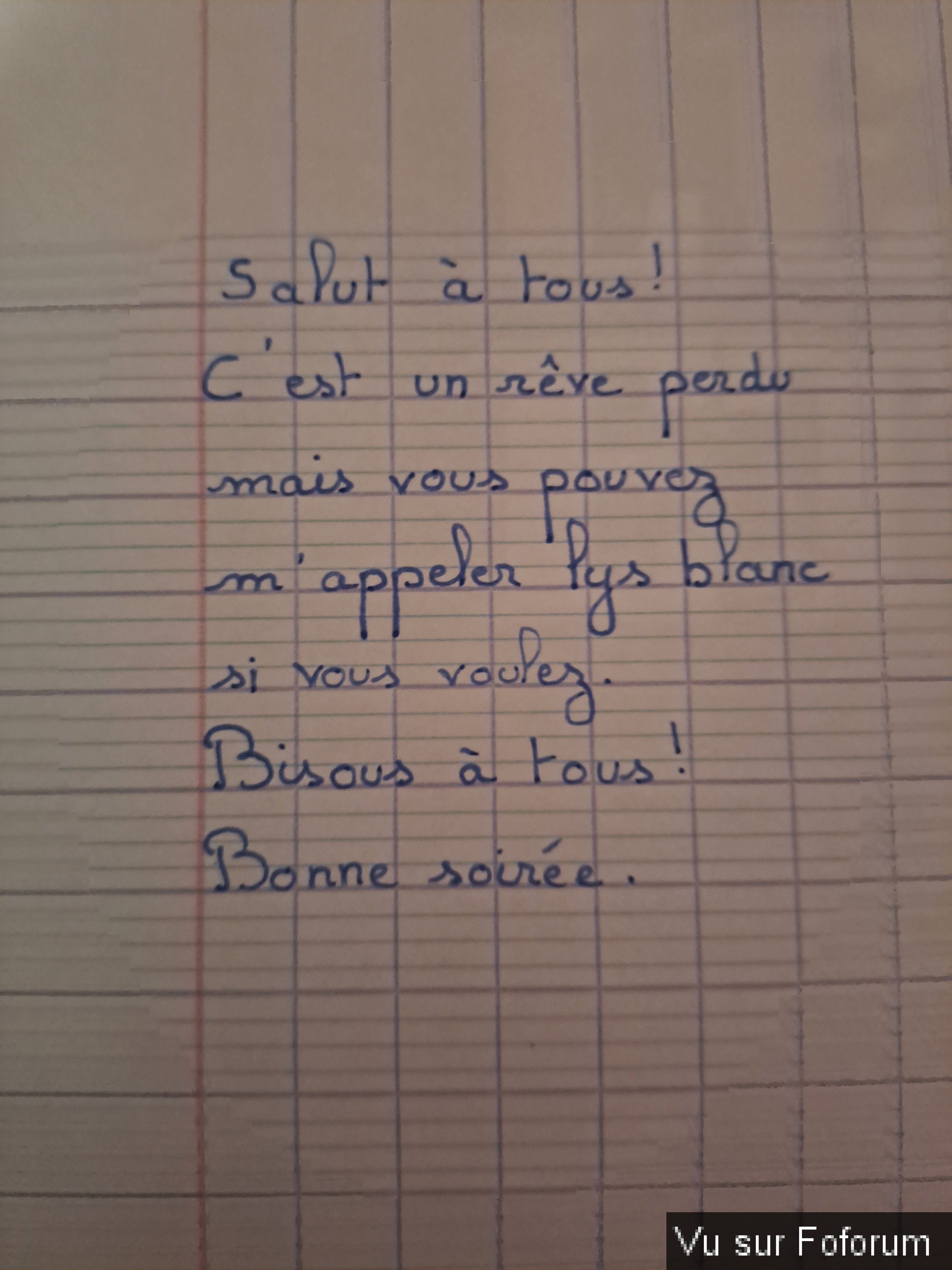 Votre écriture… Je me pose la question ! ✨