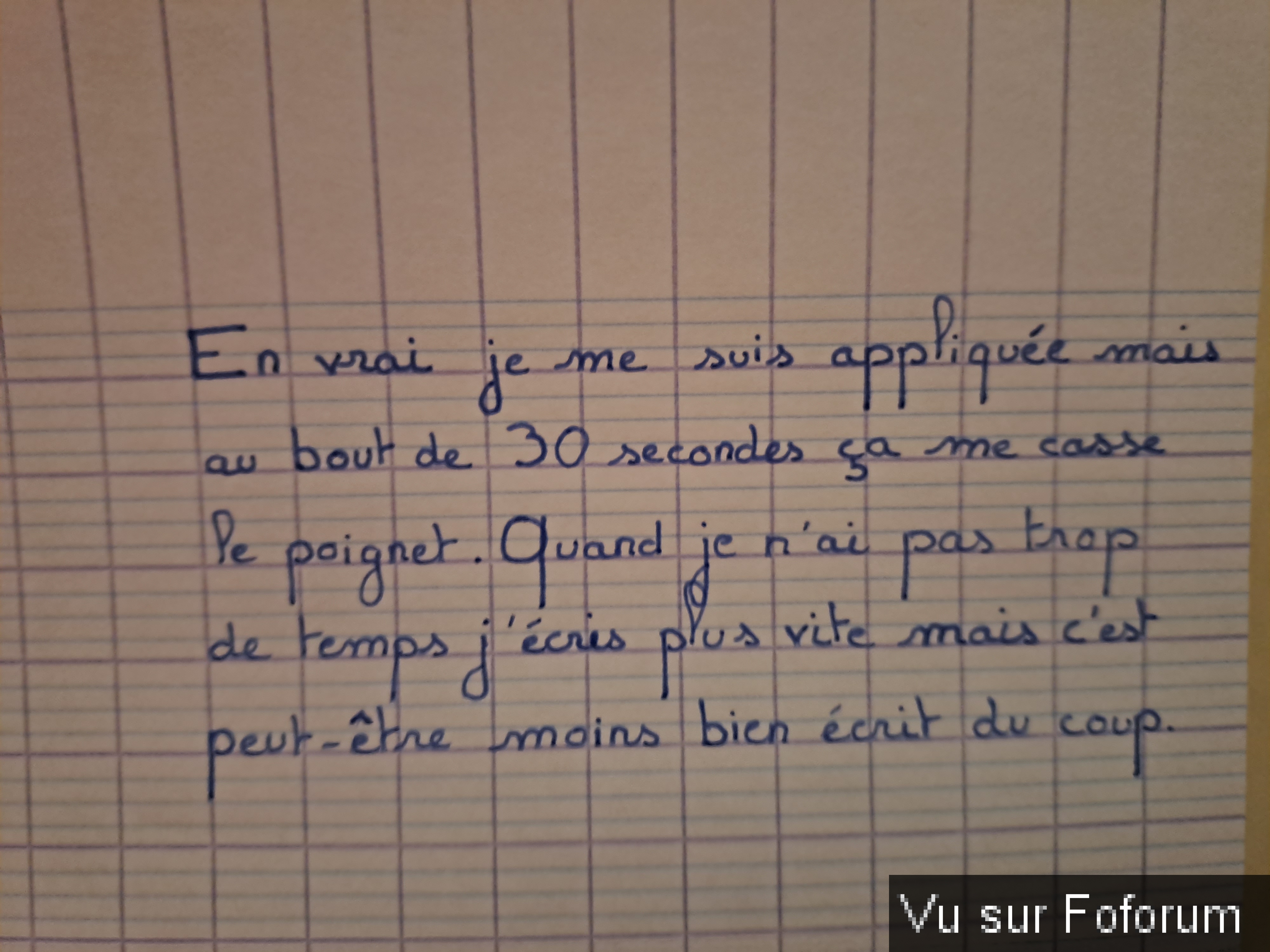 Votre écriture… Je me pose la question ! ✨