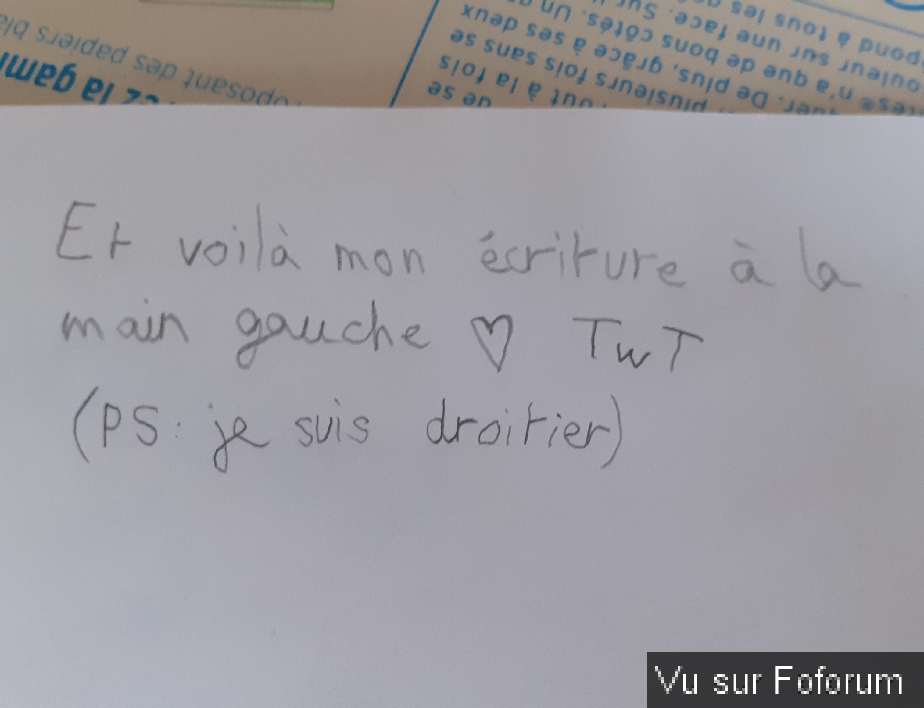 Votre écriture… Je me pose la question ! ✨