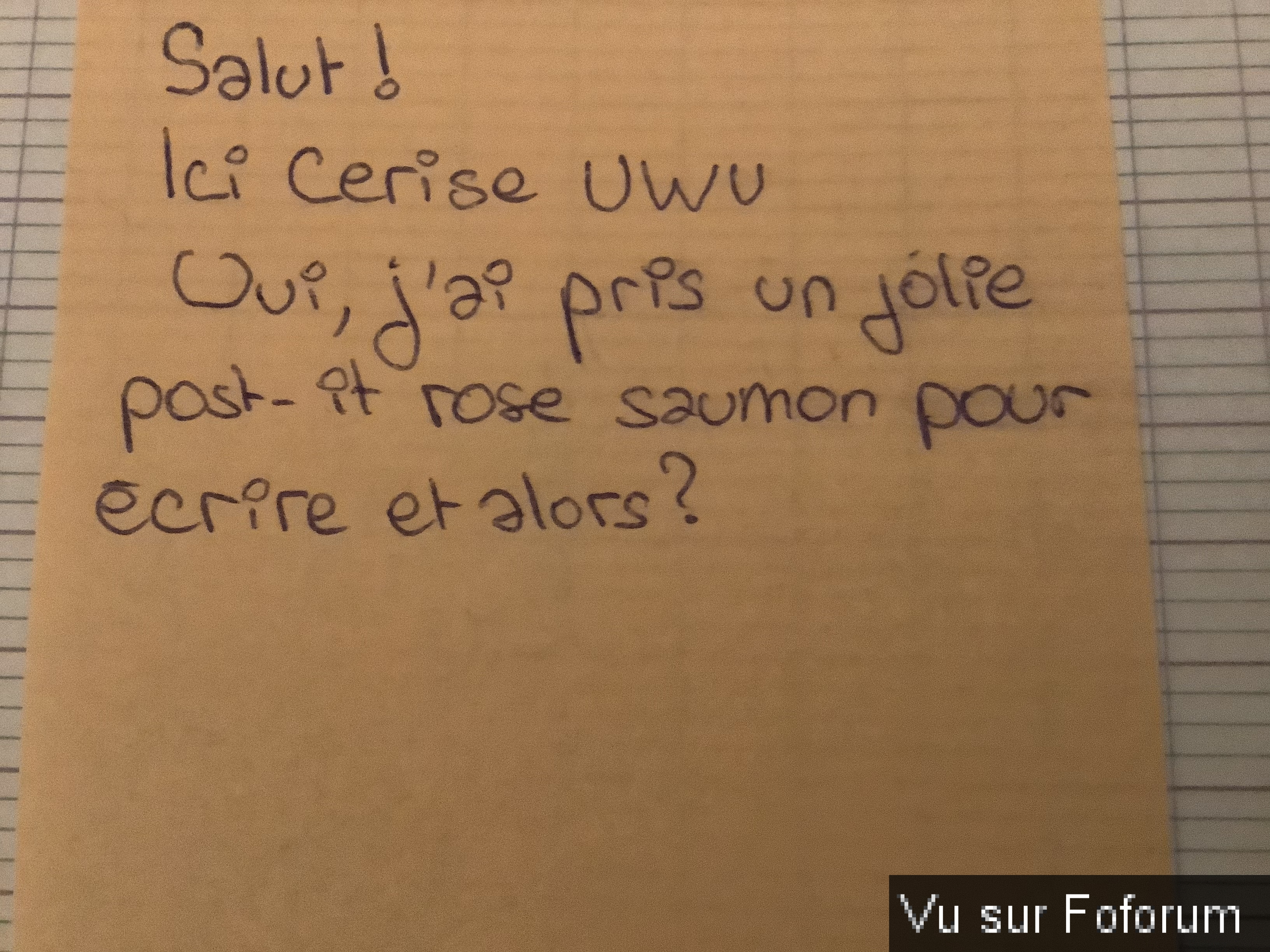 Votre écriture… Je me pose la question ! ✨