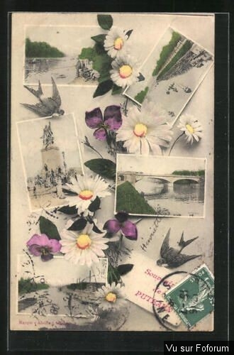 Ancienne carte postale de Puteaux