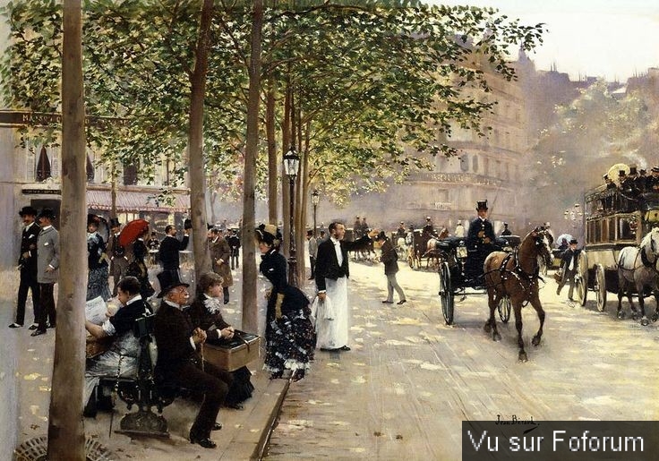 Paris à la Belle Epoque en peinture.
