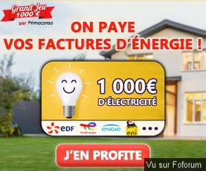 [Concours] Un Chèque de  1000€ d’électricité à gagner, de quoi passer l’hiver !