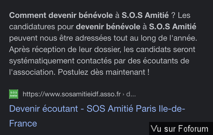 SOS Amitié France : connaissez-vous ?