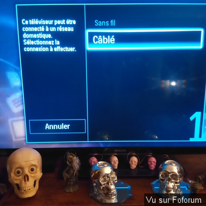 Problème de télévision