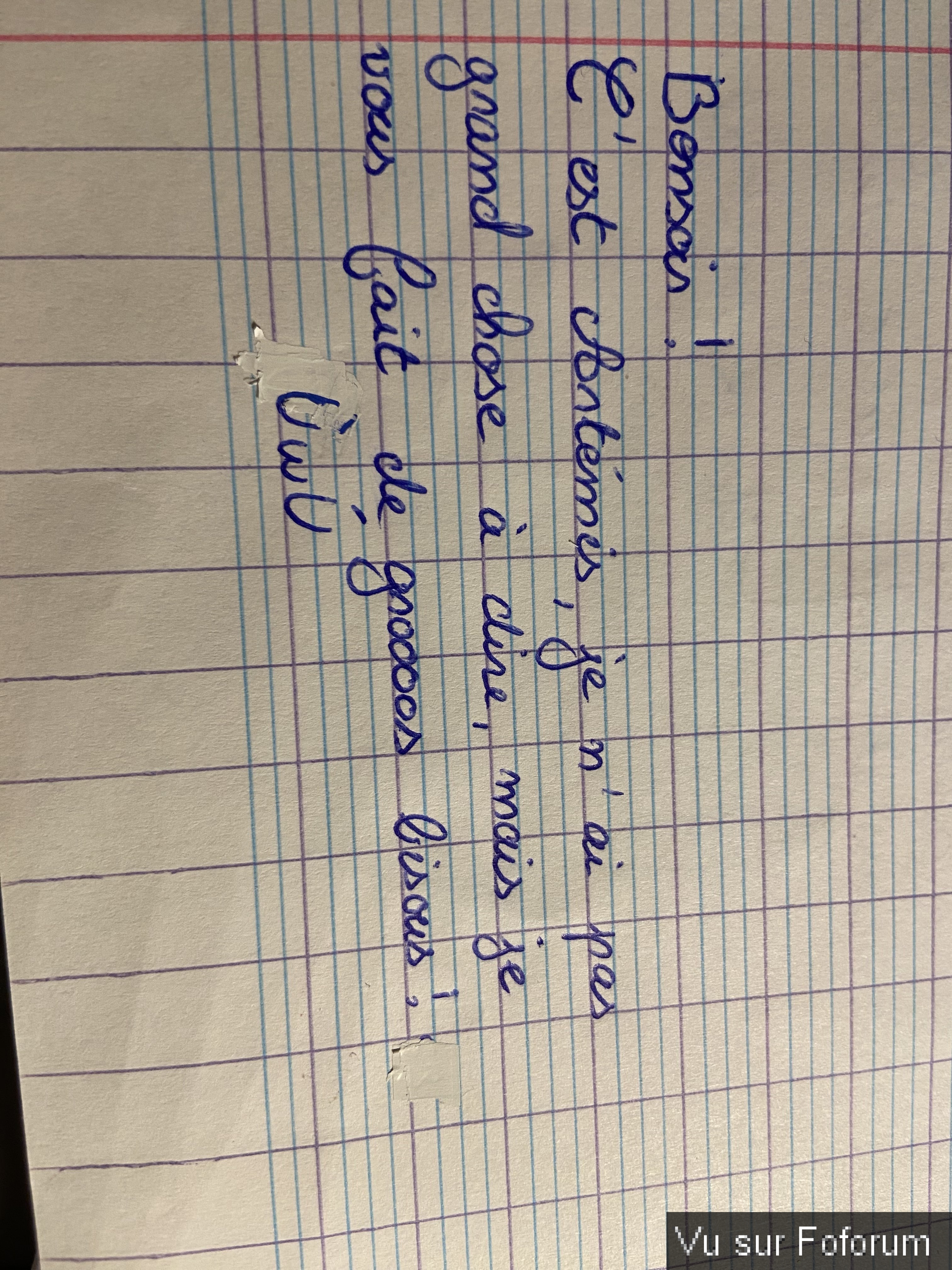 Votre écriture… Je me pose la question ! ✨