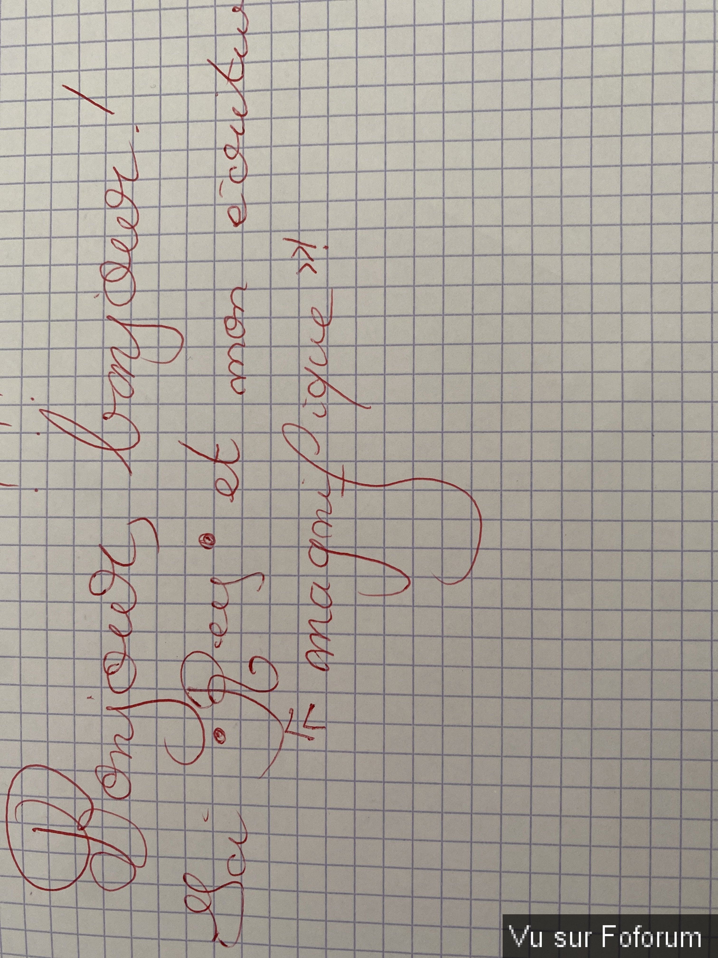 Votre écriture… Je me pose la question ! ✨