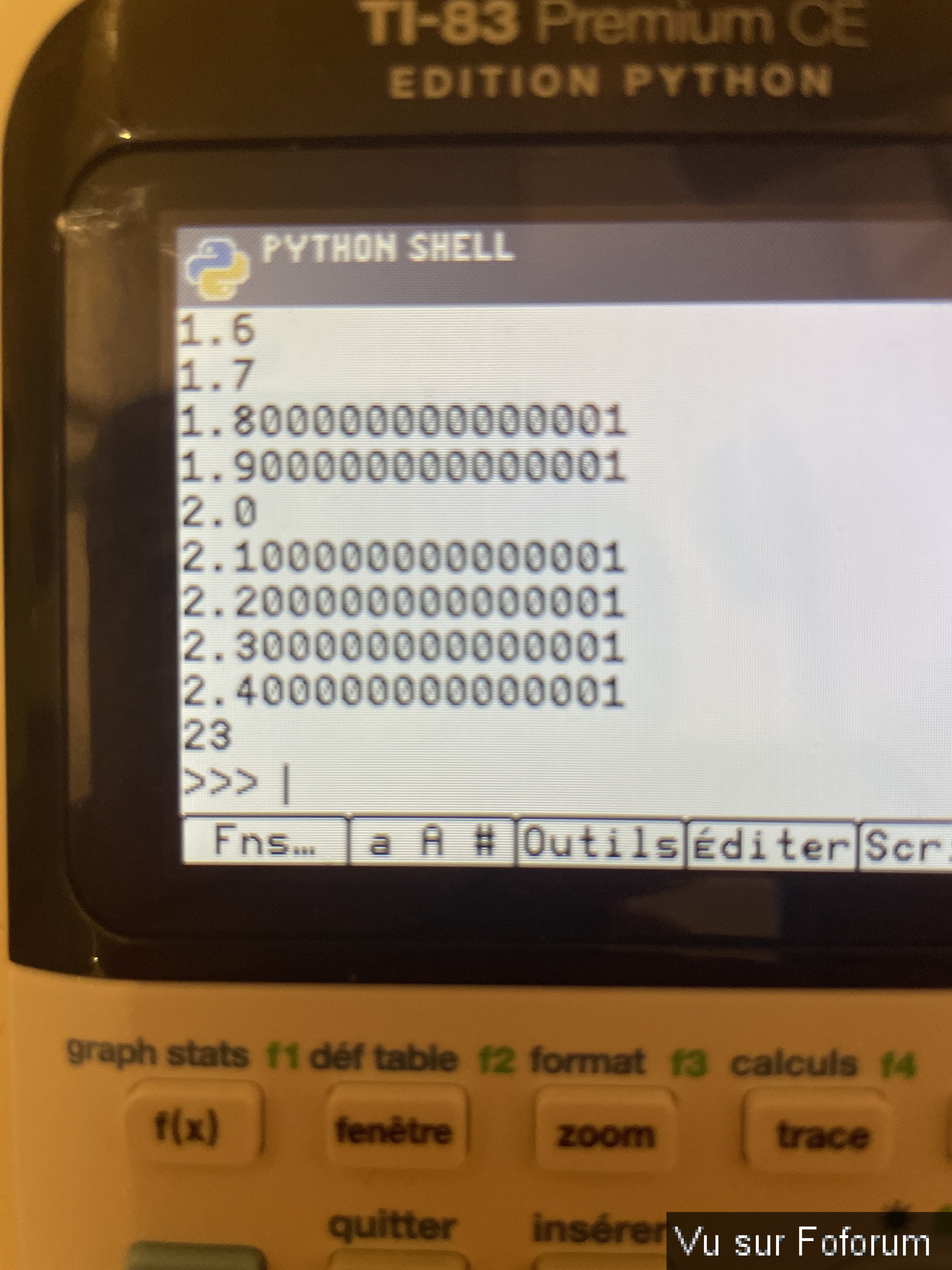 Le bug de Python