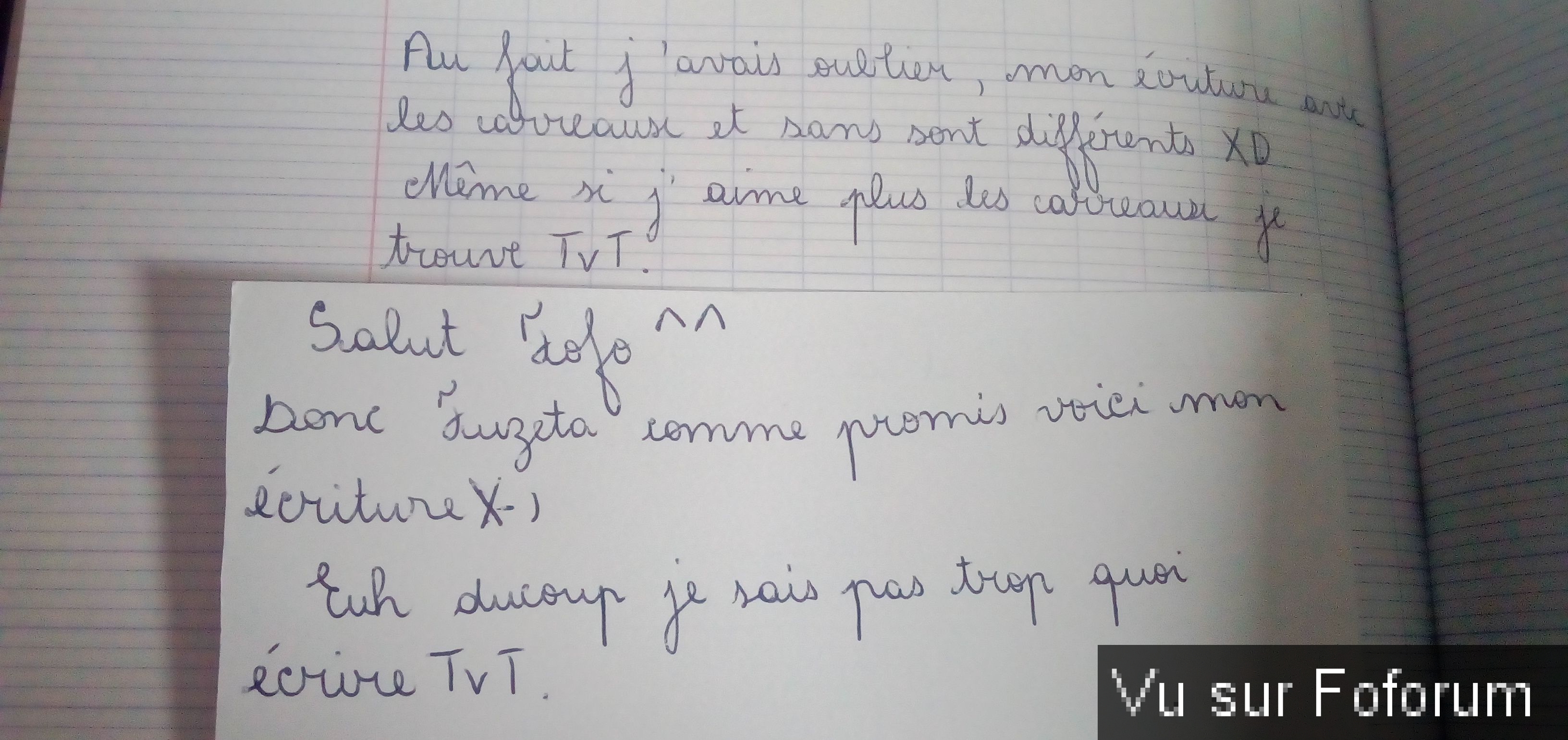 Votre écriture… Je me pose la question ! ✨