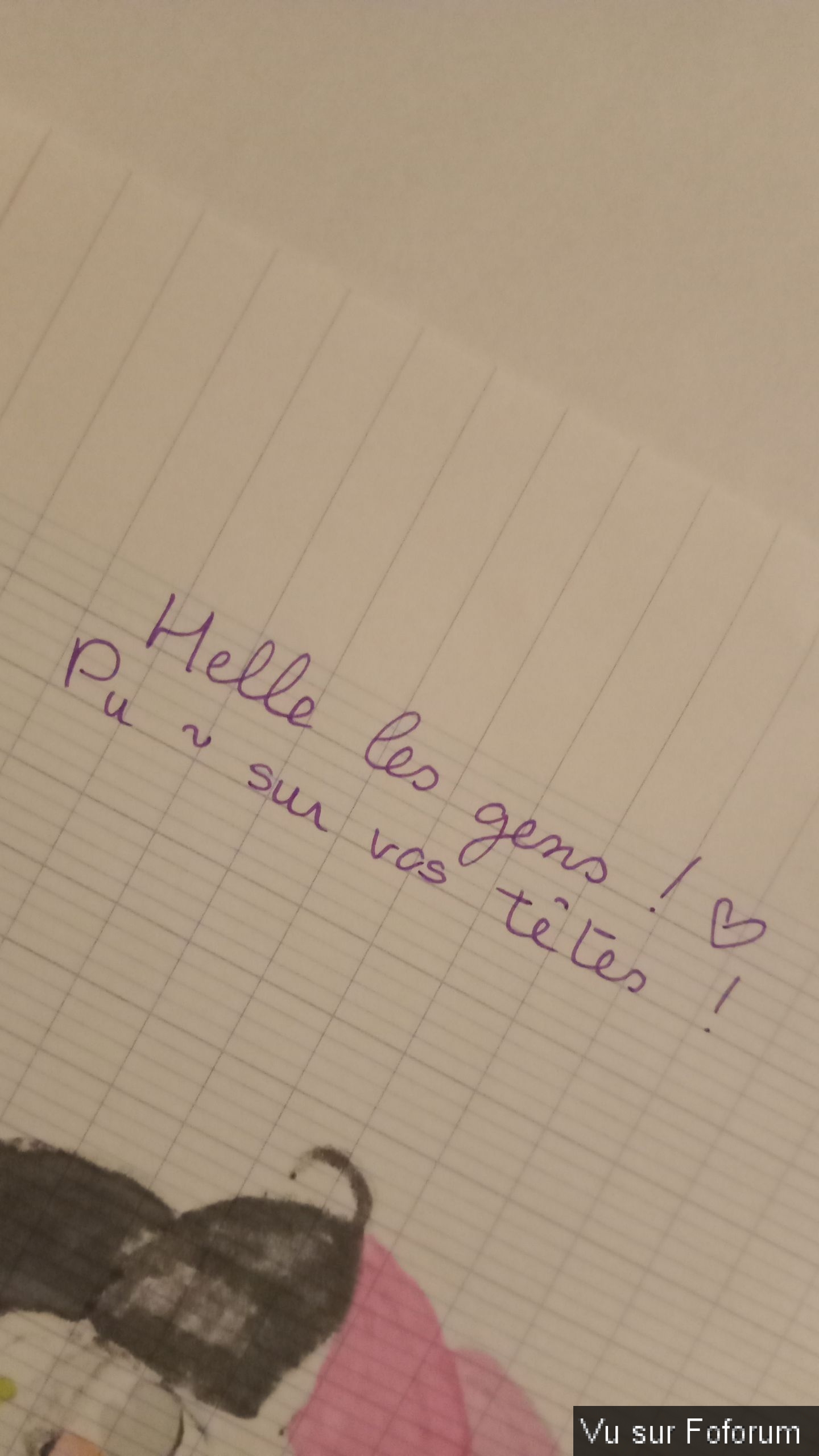 Votre écriture… Je me pose la question ! ✨