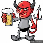 Diable et bière