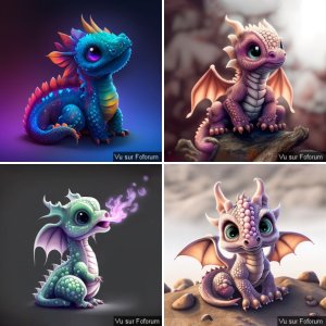 Petits dragons que je trouve TROP mignon