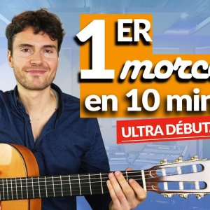 Votre tout PREMIER COURS DE GUITARE tuto CHANSON FACILE débutant