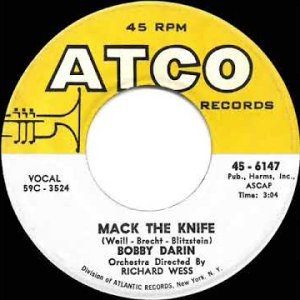 1959 HITS ARCHIVE: Mack The Knife - Bobby Darin (a #1 record)