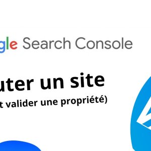 Google Search Console : ajouter un site (propriété), ici Wordpress & DIVI
