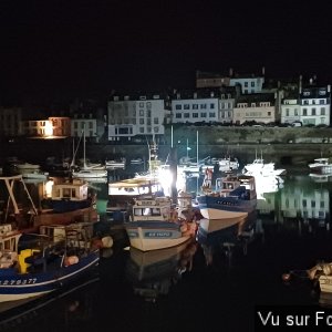 Port du Rosmeur de nuit par Capitaine Jack