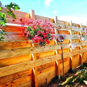 FABRICATION D’UNE PALLISSADE BRISE-VUE en BOIS - Capitaine Jack