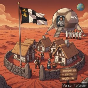 Elon Musk débarque sur Mars et découvre un village Breton - Capitaine Jack