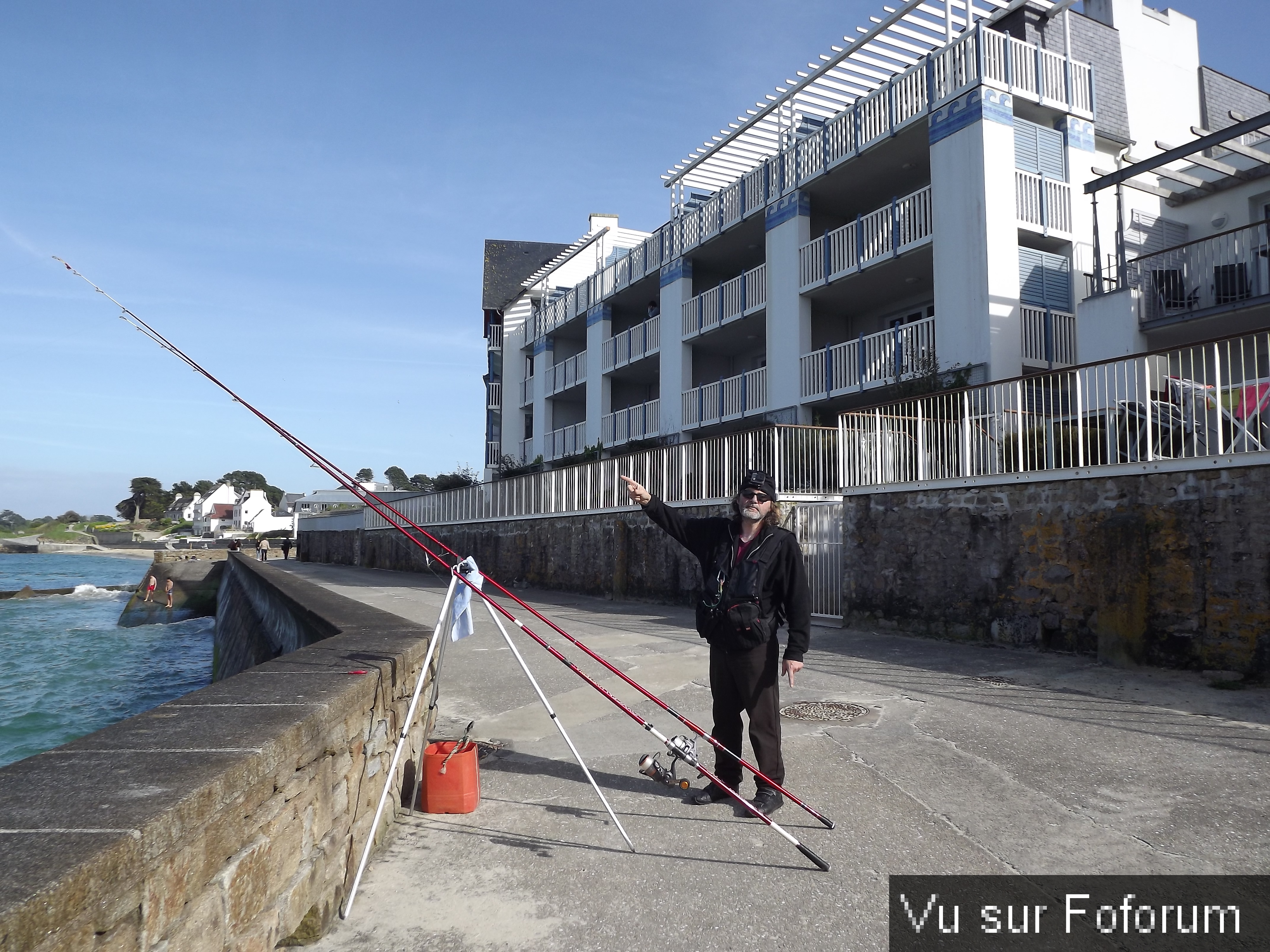 Capitaine Jack mode Surfcasting sur Tréboul - Douarnenez