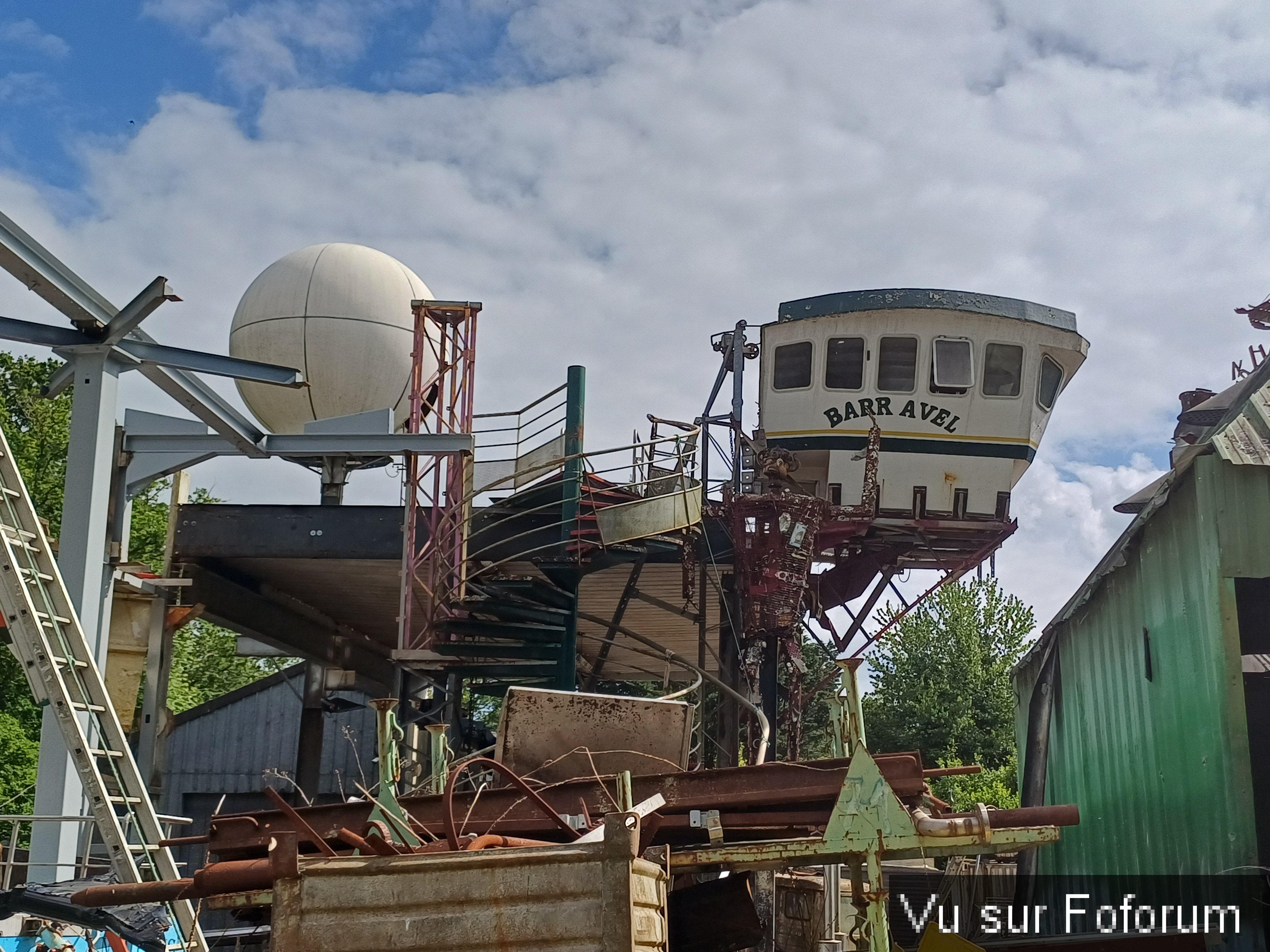 Douarnenez - Quimper - Seconde vie - Cabine BARR AVEL - Capitaine Jack